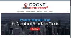 Desktop Screenshot of dronedetector.com
